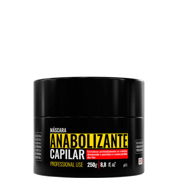 Glatten Anabolizante - Máscara de Hidratação e Nutrição Total 250g