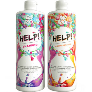 Bad Rock Help - Kit Cabelos com Química Salão Duo (2 Produtos)