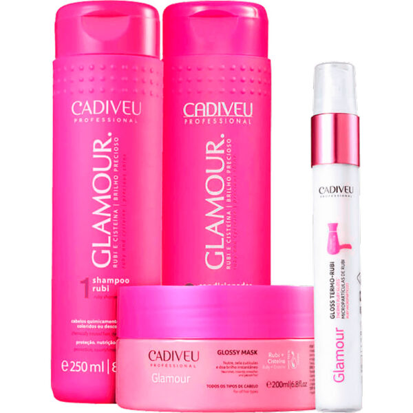 Cadiveu Glamour - Kit Rubi Termo (4 Produtos)