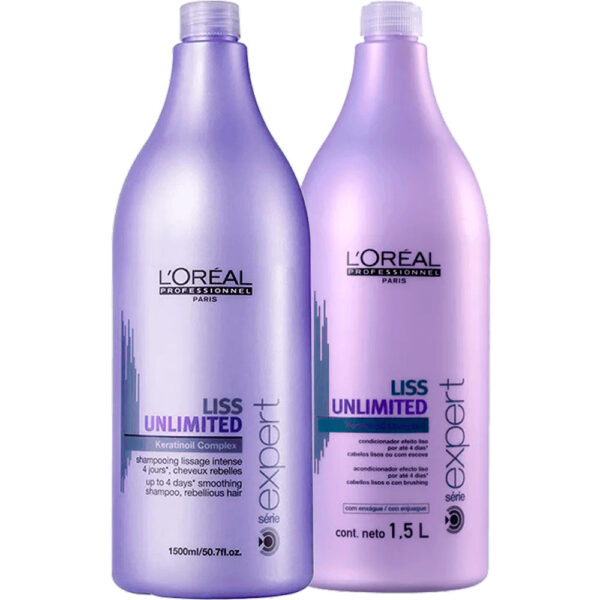 L'Oréal Professionnel Liss Unlimited - Kit Efeito Liso Duo Fracionado (2 Produtos)
