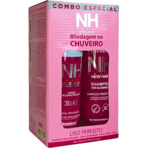 Belkit NH New Hair - Kit Combo Especial Blindagem no Chuveiro (3 Produtos)