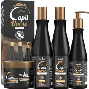 Mary Life Capil Horse - Kit Força e Hidratação Capilar (4 Produtos)