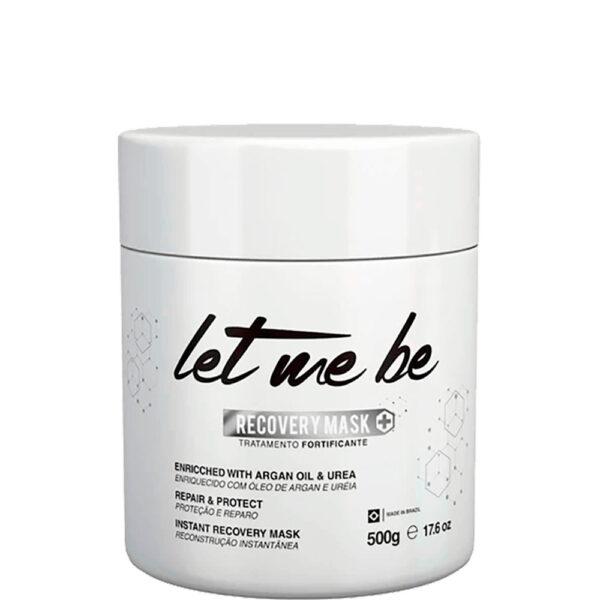 Let Me Be Recovery - Máscara Tratamento Fortificante Argan e Uréia 500g