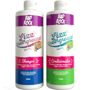 Bad Rock Lizz Underground - Kit Efeito Liso Salão Duo (2 Produtos)