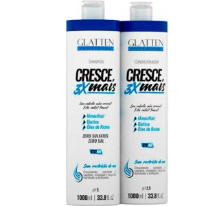 Glatten Cresce 3X Mais - Kit MinoxiHair Duo (2 Produtos)