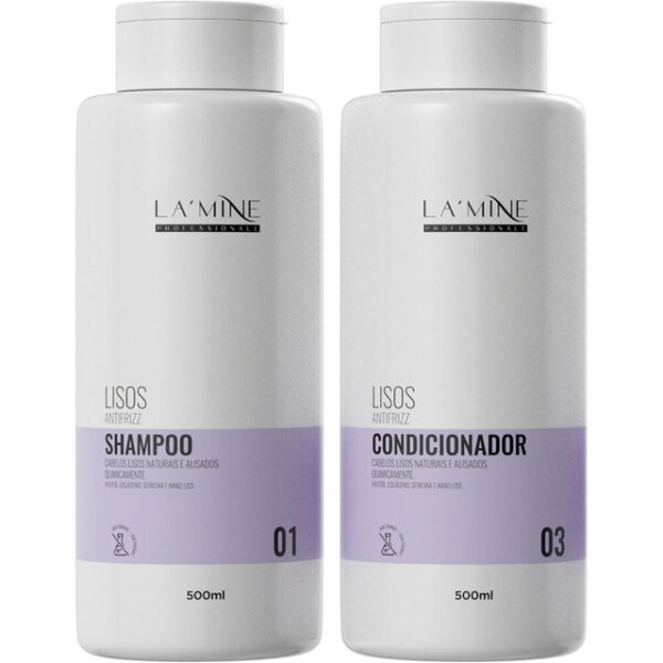 La'Mine Lisos - Kit Antifrizz Duo (2 Produtos)