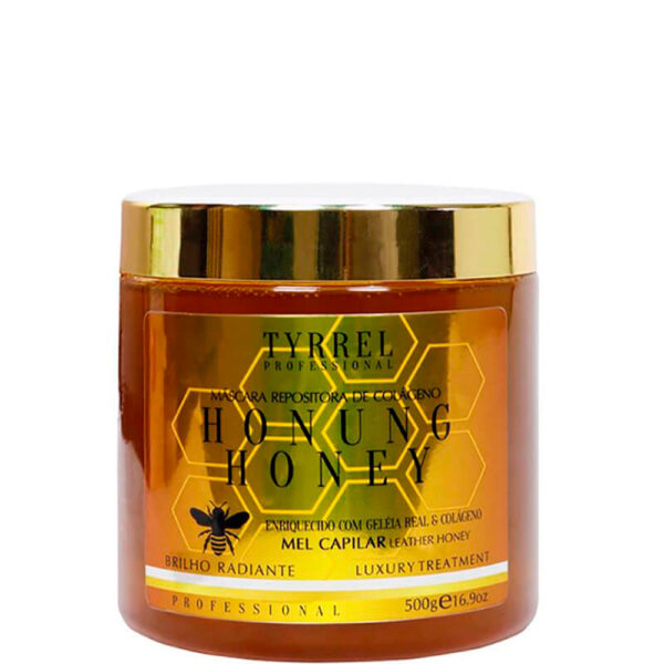 Tyrrel Honung Honey - Máscara Repositora de Colágeno Mel Capilar 500g