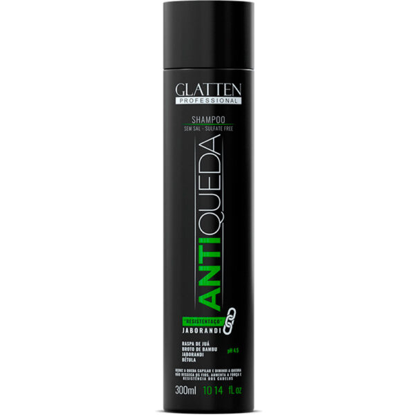 Glatten Antiqueda - Shampoo Stop Queda Jaborandi 300ml