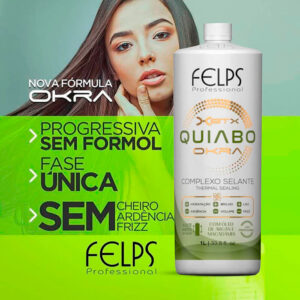 Felps XBTX Quiabo Okra - Escova Progressiva Orgânica Sem Formol 300ml