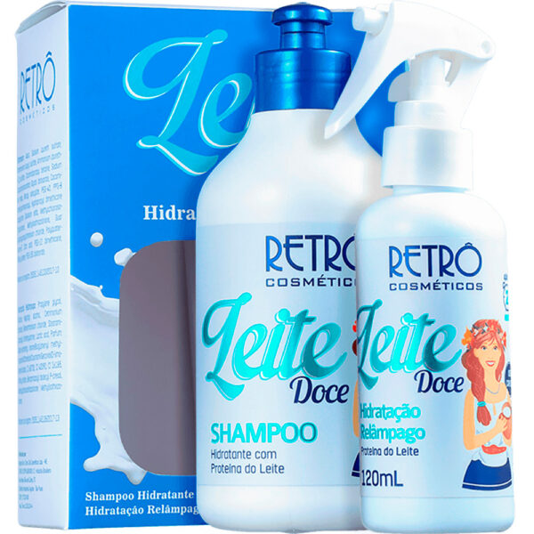 Retrô Leite Doce - Kit Hidratação Relâmpago (2 Produtos)