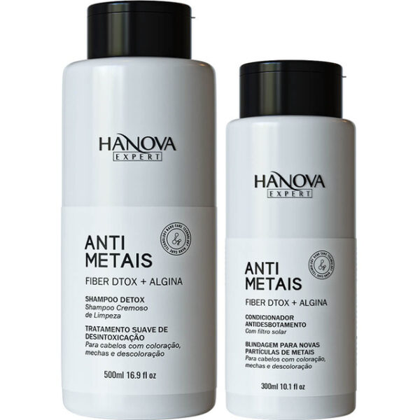 Hanova Expert Anti Metais - Kit Tratamento Neutralizador Duo (2 Produtos)