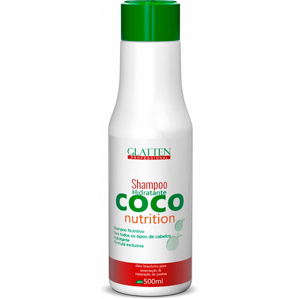 Glatten Coco Nutrition - Shampoo de Nutrição 500ml