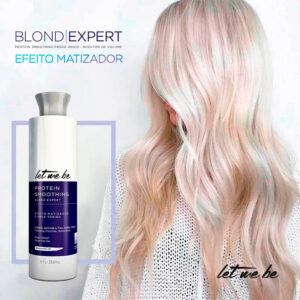 Let Me Be Protein Smoothing Blond - Escova Progressiva Passo Único Efeito Matizador 500ml