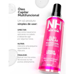 Belkit NH New Hair - Óleo Capilar Tratamento Multifuncional 60ml