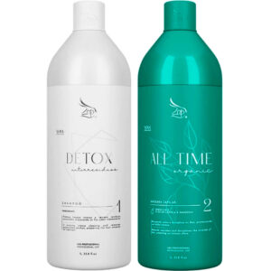 Zap All Time Organic - Kit Escova Progressiva Sem Formol 2x 1L