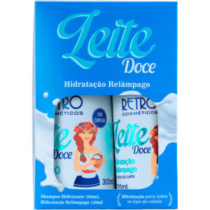 Retrô Leite Doce - Kit Hidratação Relâmpago (2 Produtos)