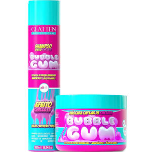 Glatten Bubble Gum - Kit Efeito Chiclete Duo (2 Produtos)