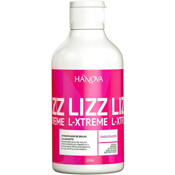 Hanova Lizz L-Xtreme - Condicionador Intensificador de Brilho e Liso 300ml