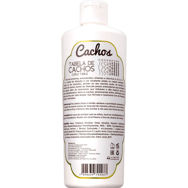 Felps Cachos - Ativador de Cachos Azeite de Abacate 500ml - Imagem 2