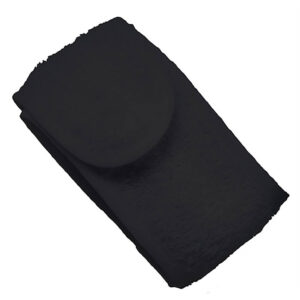 Santa Clara - Faixa para Cabelo Atoalhada com Velcro Preta