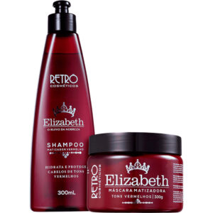 Retrô Red Elisabeth - Kit Matizador Tons Vermelhos (2 Produtos)