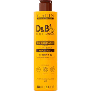 Glatten D&B Dolce Banana - Condicionador Vitamina Capilar 300ml