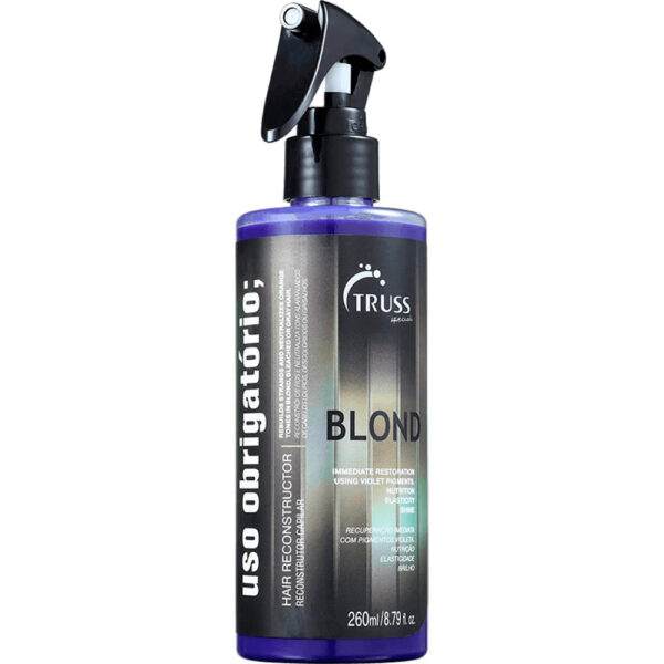 Truss Uso Obrigatório Blond - Fluido Reconstrutor com Pigmentos Violeta Fracionado 100ml