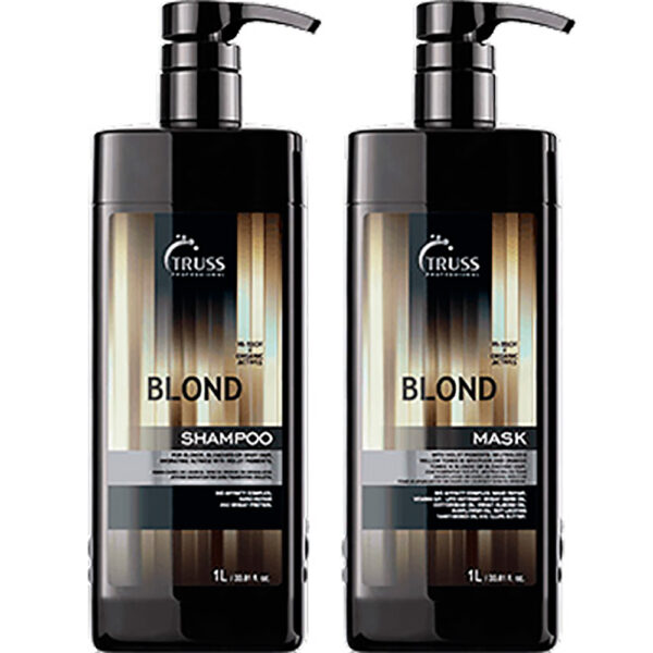 Truss Blond - Kit Desamarelador Salão (2 Produtos)