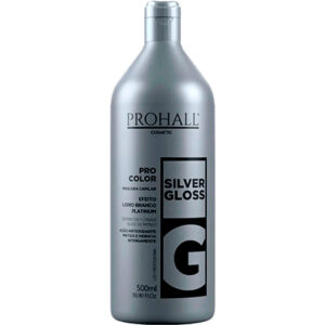 Prohall Pro Color - Máscara Silver Gloss Efeito Loiro Branco Platinum 500ml