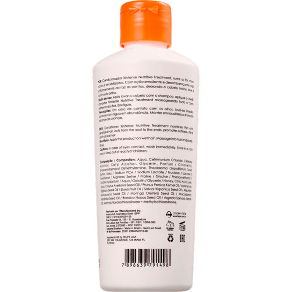 Felps XIntense - Condicionador Tratamento Nutritivo 250ml - Imagem 2