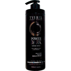 Tyrrel Power Dark - Máscara Matizadora Preto Perolado Efeito Platinado 500ml