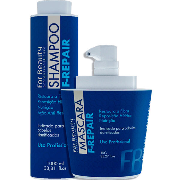 For Beauty F-Repair - Kit de Restauração Capilar Duo (2 Produtos)