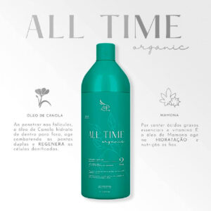 Zap All Time Organic - Kit Escova Progressiva Sem Formol 2x 500ml