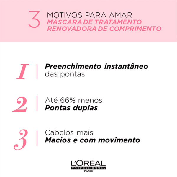 L'Oréal Professionnel Pro Longer - Máscara de Tratamento Cabelos Longos Pontas Afinadas 500g - Imagem 6