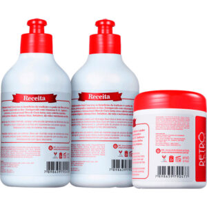 Retrô Soul Coco - Kit Nutritivo Óleo de Coco Tratamento (3 Produtos)