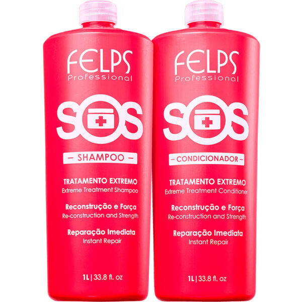 Felps SOS - Kit Tratamento Extremo Tamanho Econômico Duo (2 Produtos)