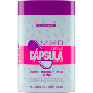 Glatten Cápsula Suplemento Capilar - Máscara Crescimento e Antiqueda 1kg