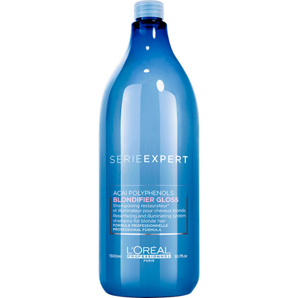 L'Oréal Professionnel Blondifier Gloss - Shampoo Reparador e Iluminador Cabelos Loiros 1,5L