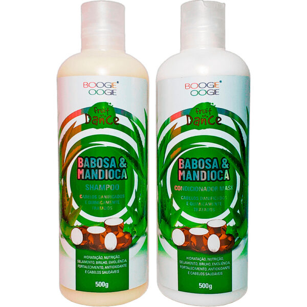 Boogie Oogie Babosa & Mandioca - Kit Hidratação e Nutrição (2 Produtos)