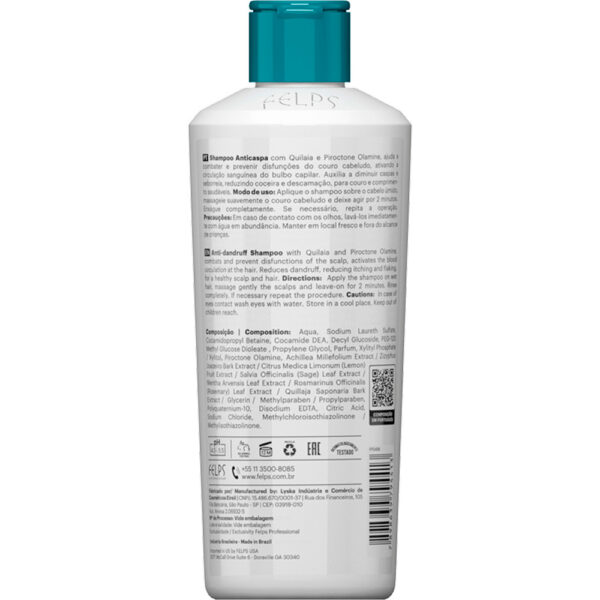 Felps Equilíbrio - Shampoo Anticaspa 250ml - Imagem 2
