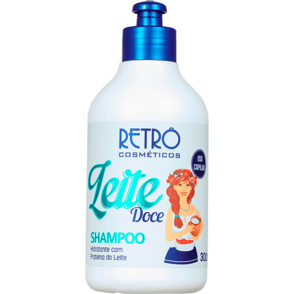 Retrô Leite Doce - Shampoo Hidratante Proteína do Leite 300ml