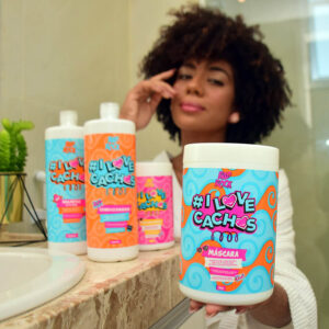 Bad Rock I Love Cachos - Kit Cabelos Cacheados Salão Completo (4 Produtos)