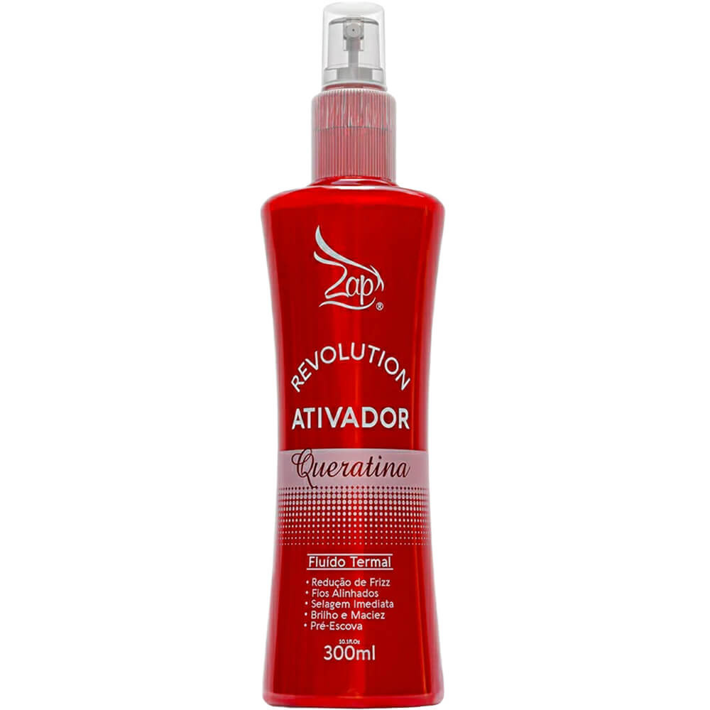 Zap Revolution - Fluido Ativador de Queratina Pré Escova 300ml