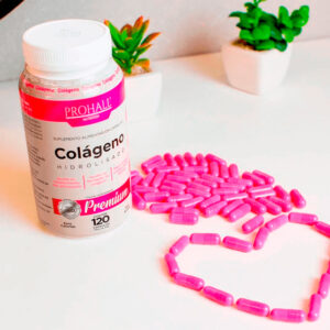 Prohall Colágeno - Cápsulas Firmeza da Pele Anti-aging 60 dias