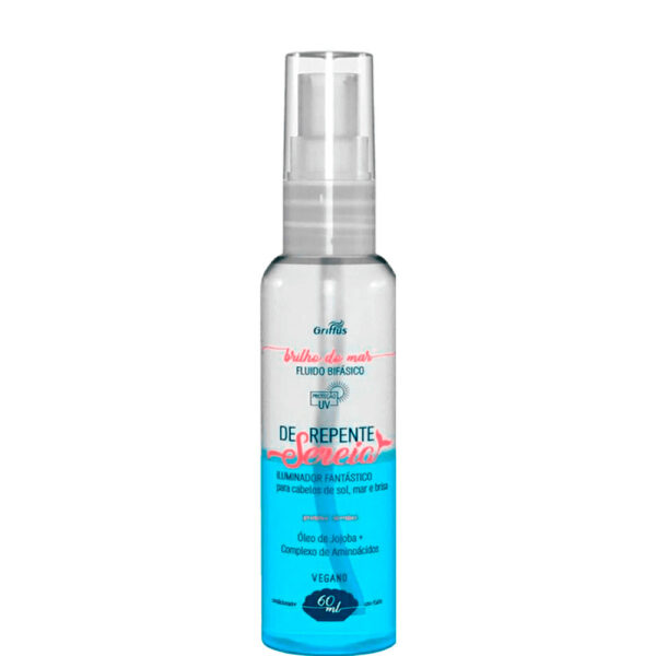 Griffus De Repente Sereia - Fluido Bifásico Iluminador Protetor Térmico 60ml