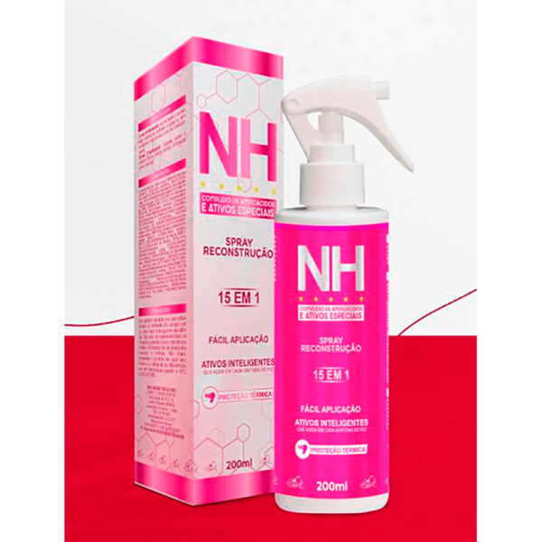 Belkit NH New Hair - Spray Reconstrutor 15 em 1 Proteção Térmica 200ml - Imagem 2