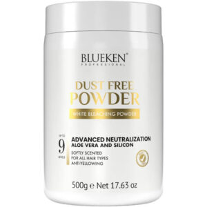 Blueken Dust Free Powder - Pó Descolorante Branco 9 Tons 500g
