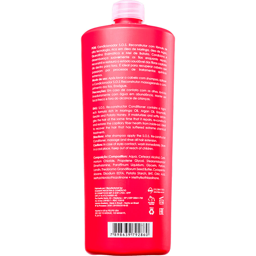 Felps SOS - Condicionador Tratamento Extremo 1L - Imagem 2