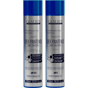 Glatten Dex Pantenol - Kit Regeneração Total Duo (2 Produtos)