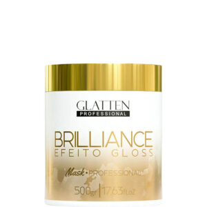 Glatten Brilliance - Máscara Capilar Efeito Gloss 500g